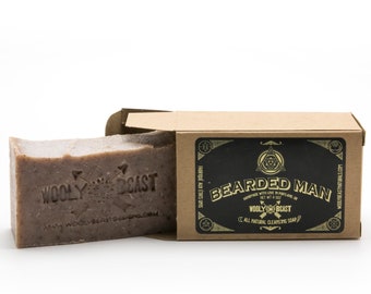 Cedarwood & Cinnamon - Natural Bar Soap - Bearded Man