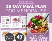 Menopause Meal Plan, Menopause Ebook, Womens Hormone Balance Guide, Canva ebook Template, Health Coach Content DFY, Wellness Nutrition PLR