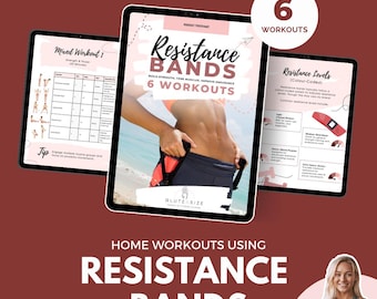 home workout plan, resistance band workout plan, fitness program, fitness ebook, workout plan, resistance band training, training ebook