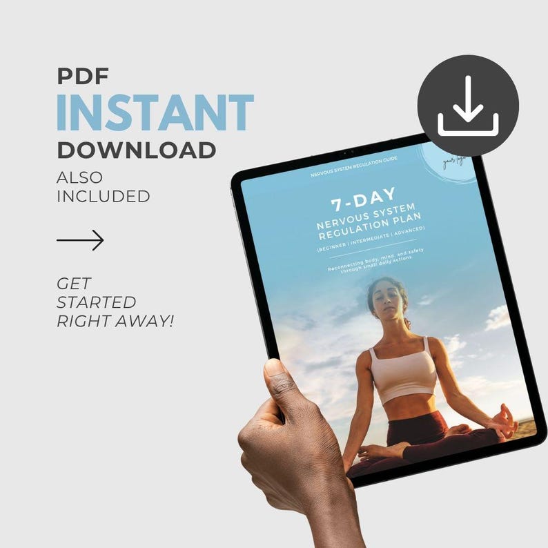 Nervous System Regulation Plan, Reset Plan, Canva Ebook Template ...