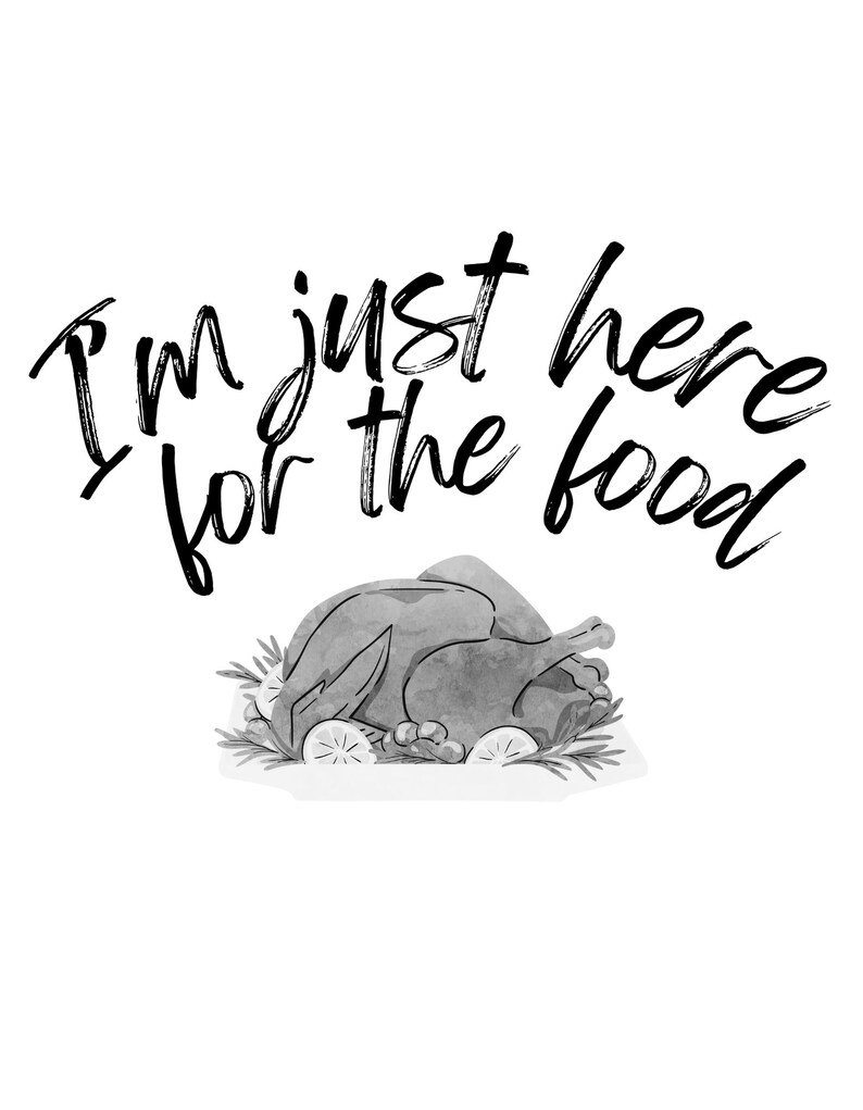 Jag är bara här för maten i PNG Thanksgiving bild 1