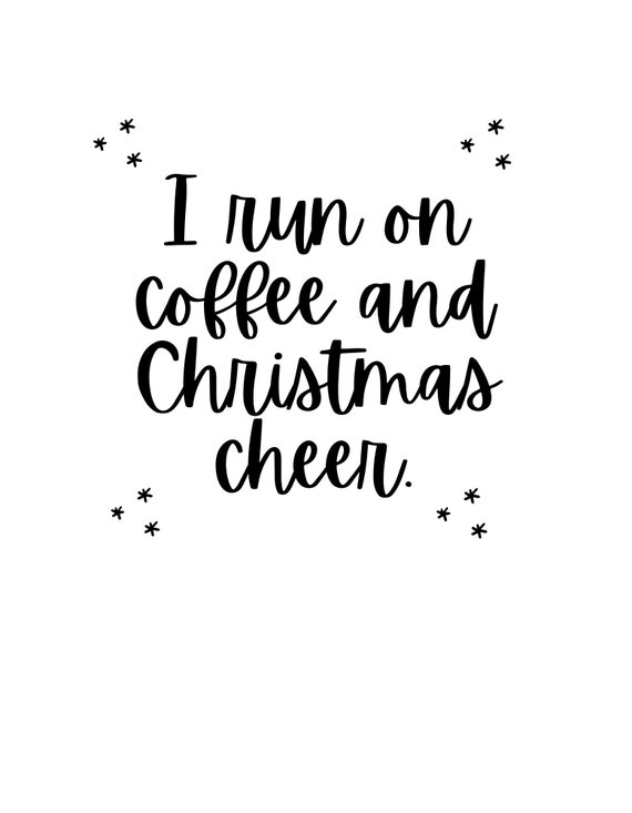 Coffee & Christmas Cheer PNG