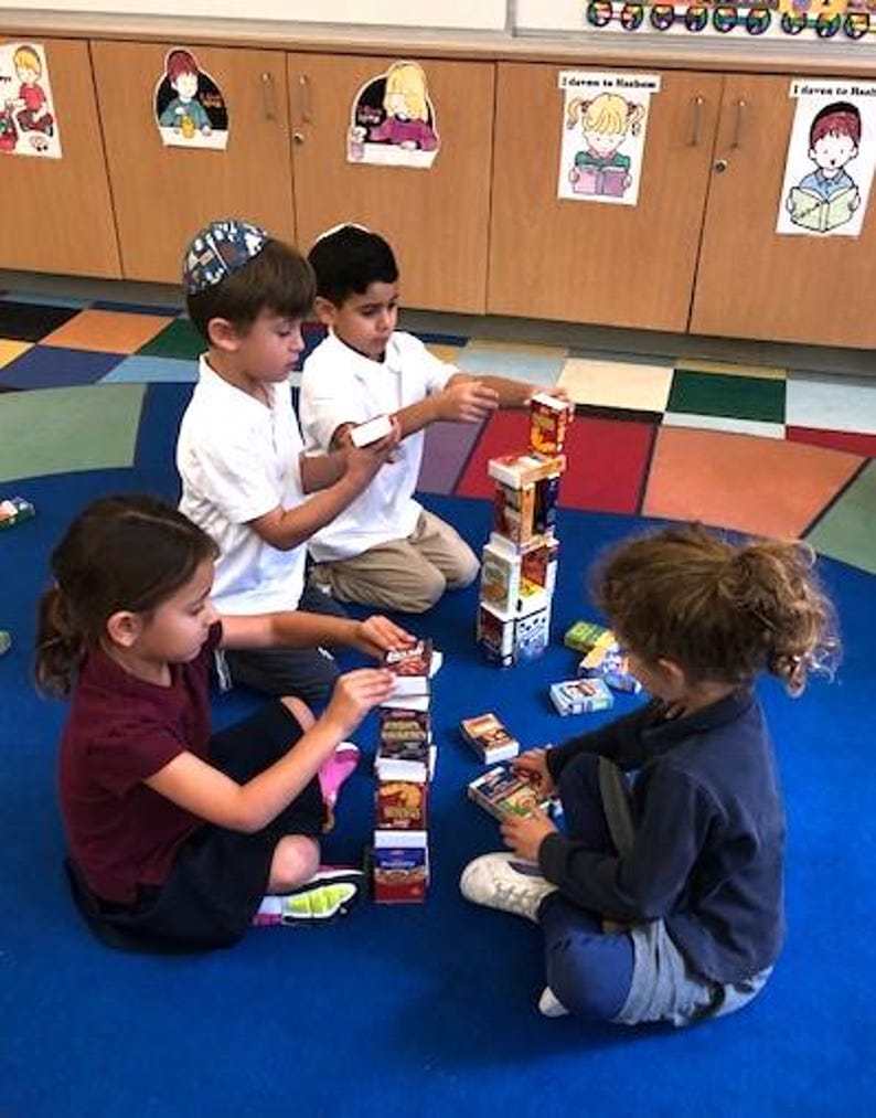 Kosher Grocer, pretend grocery, Jewish toy, age 0-7, play food, blocks, Jewish education, pre-school 画像 5