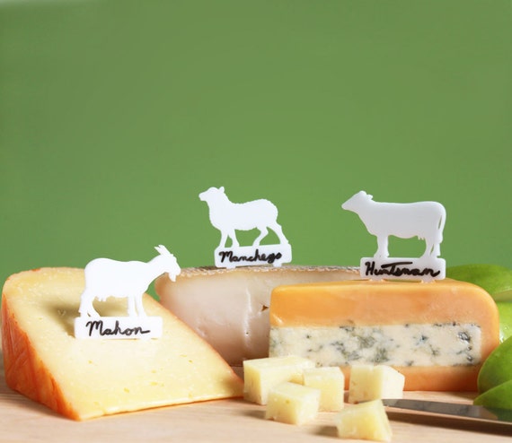 Writeable Cheese Markers 