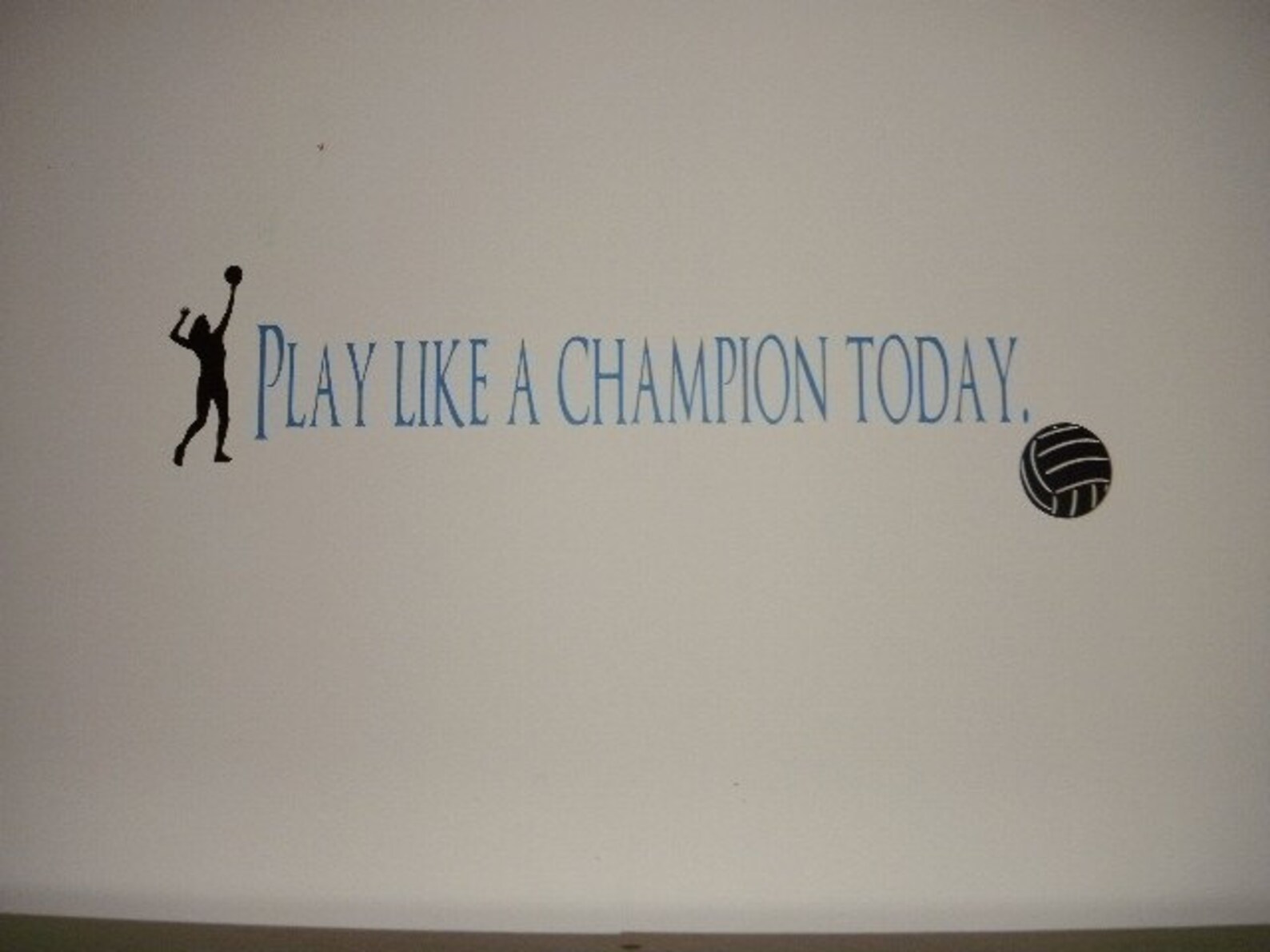 Play Like A Champion Today Wall Vinyl Quote - Etsy