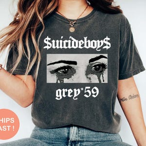 Camiseta de Suicideboys, camiseta gráfica de banda, ropa para fans de la música, ropa musical, merchandising de conciertos, camiseta de rapero, camiseta unisex RD351