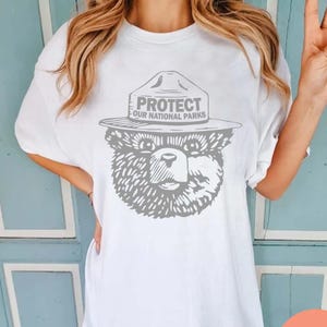 Protect Our National Parks Shirt, Eco-Friendly Tee, Nature Conservation Shirt, Outdoor Lover Gift, Sustainable T-Shirt RD178