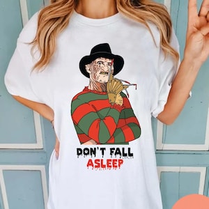 Freddy Krueger Shirt, Horror Movie T-Shirt, Halloween Costume Tee, Nightmare on Elm Street Merch, Horror Fan Gift, Scary Movie Shirt RD170