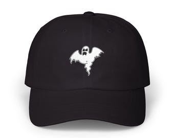 Scary Ghost Screaming Halloween Baseball Cap Embroidered  display picture 1