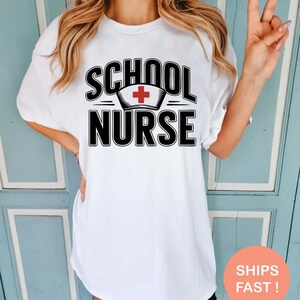Fuuny School Nurse Shirt, T-Shirt für Krankenschwestern, Krankenschwestern Shirt, RN Shirt, Geschenk für Krankenschwestern RD160