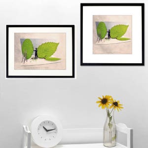 deco art print, funny wall art, gifts for gardeners, Fun print, Fun art, Spring decor, Nature lover, Nature decor, Nature photography image 2