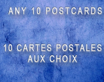 Funny postcards, Sets of postcards, Postcard collection, postcards, Art postcards, Postcards lot, postcard set, French Postcard set