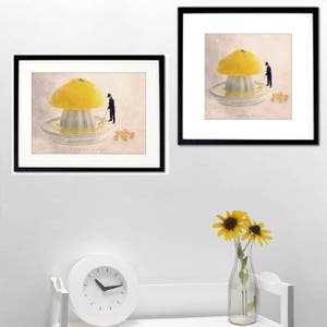 kitchen decor wall, funny kitchen decor, Lemon print, Food Photography, Yellow Kitchen Decor, Kitchen art, Lemon Photography, kitchen decor image 2