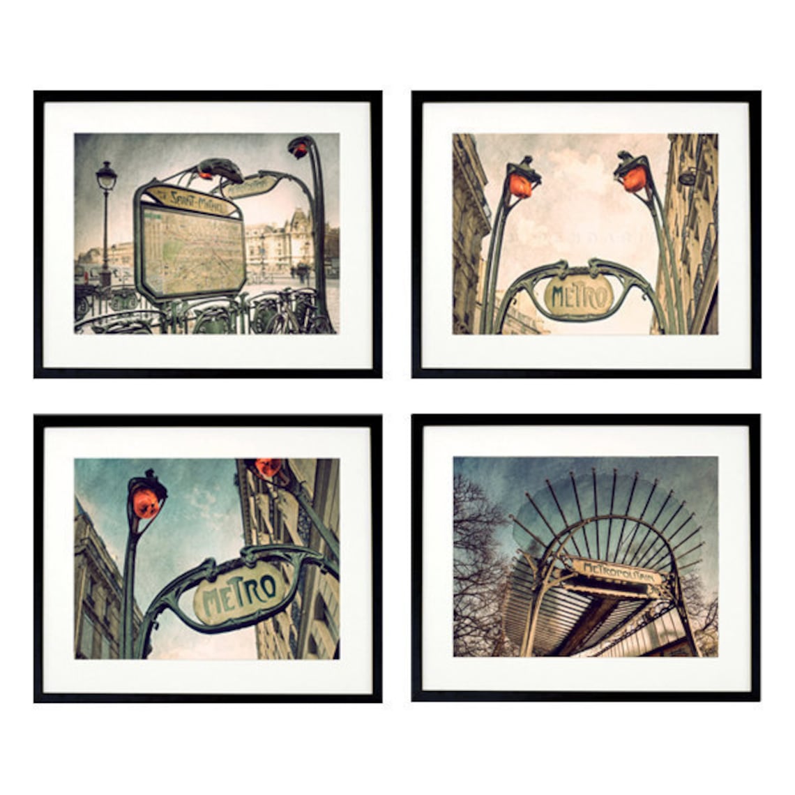 Paris Wall Decor, Paris Photography, Photo Set, Photography Set, Paris