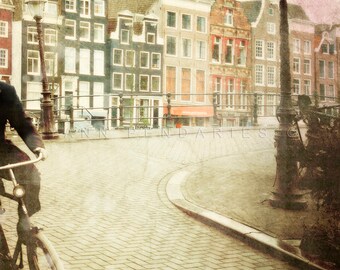 Bicycle Art,Bicycle,Bike Photograph,bike print,Bike Art,bike photo,hot air balloon,air balloon decor,bicycle wall art,amsterdam print