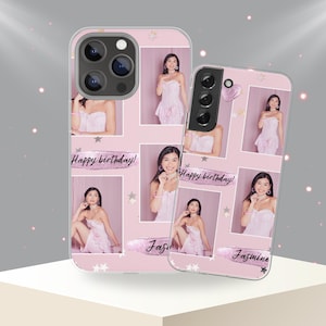 Personalized Photo Collage Phone Case, Birthday Picture Collage Phone Case, Custom Photo Phone Case, Photo Collage iPhone and Samsung Case