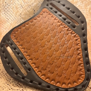 Beautiful Handmade Leather Knife Sheath - goes on belt