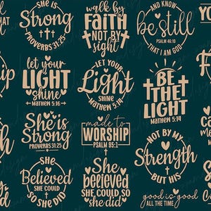 Christian Svg Png Bundle, Religious svg, Scripture svg, Bible Verse svg, Blessed svg, Jesus Svg, God Svg, Faith svg, Cut Files for Cricut