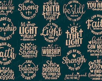 Christian Svg Png Bundle, Religious svg, Scripture svg, Bible Verse svg, Blessed svg, Jesus Svg, God Svg, Faith svg, Cut Files for Cricut