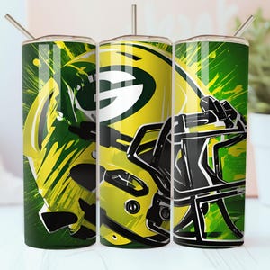 20oz Skinny Tumbler Wrap PNG, Sport 20oz Tumbler PNG, Mascot Sublimation Tumbler PNG Digital Download, Football Tumbler