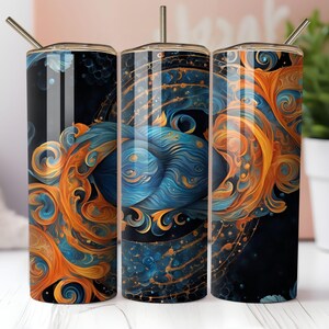 12 Zodiac Sign Affirmation 20 oz Skinny Tumbler Sublimation Designs bundle PNGs, Astrology Tumbler Wrap PNG, Celestial Signs Astrologer png