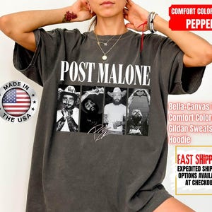 Post Malone Jelly Roll Big Ass Stadium 2026 Tour Shirt, Comfort Colors and Bella+Canvas Shirts, Gildan Sweatshirt and Hoodie