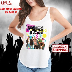 Next Level 5033 NKOTB The Right Stuff Tour 2025 Tank Top, New Kids On The Block Tank Top, Classic Rock Concert Tank Top, NKOTB Fan Shirt