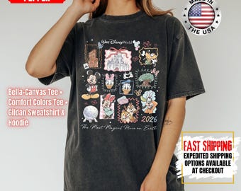 Vintage Mickey Disneyworld Comfort Colors Shirt, Retro Mickey And Friends Shirts, Walt Disneyworld Tee, Disney 2026 Trip Disney Vacation Tee