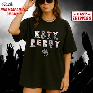 Comfort Colors 2025 Katy Perry The Lifetime Tour Shirt, Katy Perry Tee, Katy Perry Fan Gift, Katy Perry Merch, Katy Perry Graphic Shirt
