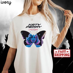 Comfort Colors 2025 Katy Perry The Lifetime Tour Shirt, Katy Perry Tee, Katy Perry Fan Gift, Katy Perry Merch, Katy Perry Graphic Shirt