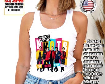 NKOTB Las Vegas 2026 Tank Top, New Kids On The Block The Right Stuff Tour Tank, NKOTB Concert Tank Top, McIntyre Knight Wood Knight Wahlberg
