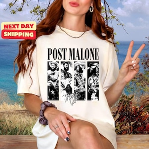 Comfort Colors Post Malone Rap Music Merch Shirt, Austin Album Rap 90s Tee, Post Malone The F-1 Trillion, Post Malone 2024, Posty Rapper Tee