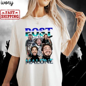 Comfort Colors® Post Malone Rap Music Merch Shirt, Austin Album Rap 90s Tee, Post Malone The F-1 Trillion, Post Malone 2025,Posty Rapper Tee