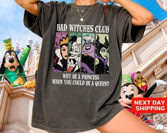 Comfort Colors Disneyland Villains Shirt, Bad Witch Disney Shirt, Villain Era Shirt, Witchy Shirt, Evil Queen Shirt, Bad Witches Club Shirt