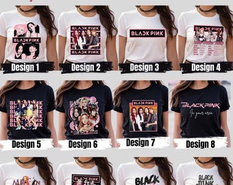Black Pink World Tour 2025 Crop Top, Jisoo Jennie Lisa Rose