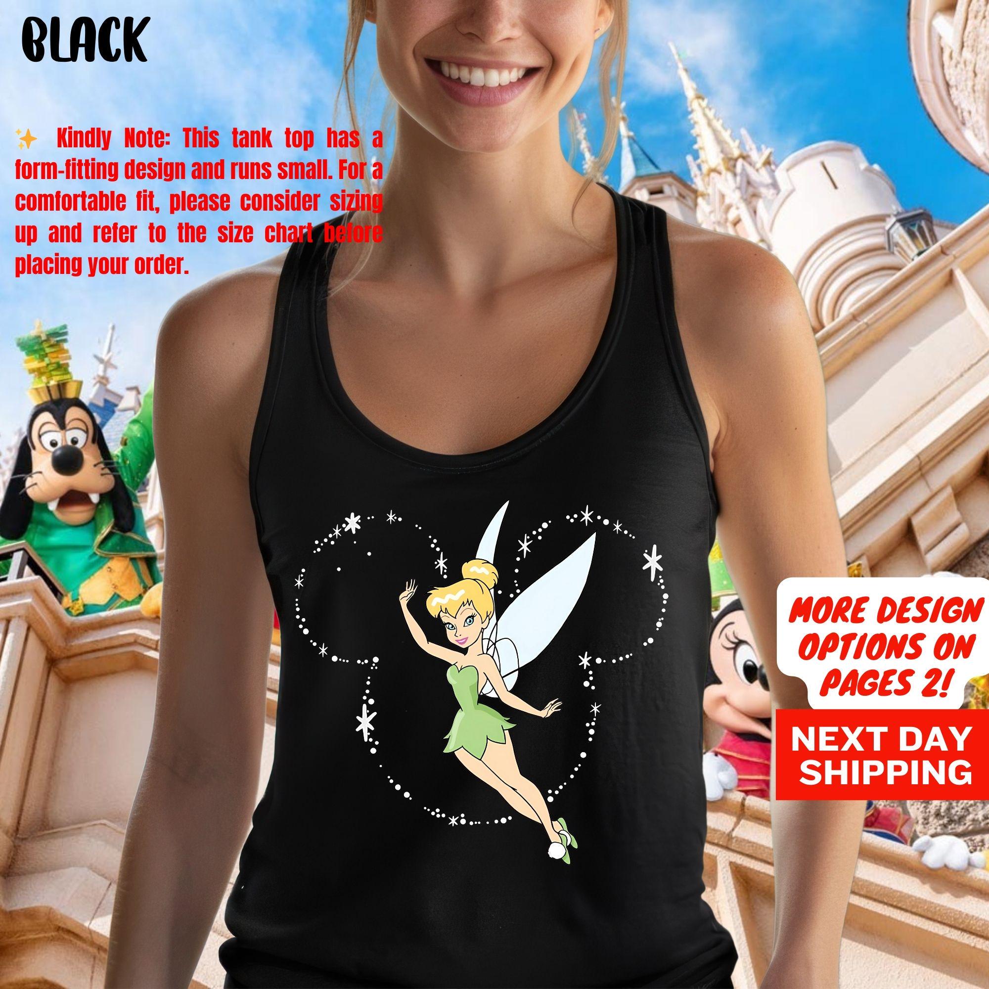 Tinker Bell Tank Top, Fairy Magical Tank Top, Disney Tinker Bell Tank Top, Minnie Ear Disney Tank Top, Disneyland Vacation Tank Top