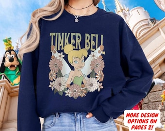 Disney Tinker Bell Sweatshirt, Disneyland Girls Trip Hoodie, Magic Kingdom Sweat, Disney Minnie Bow Sweater, Fairy Magical Sweatshirt