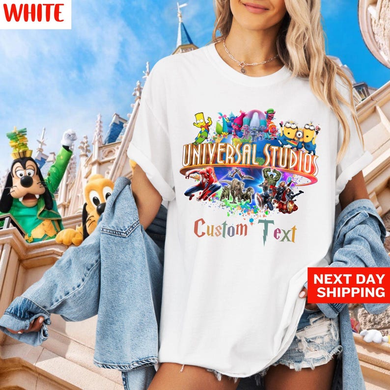 Vintage Disney Universal Studios Shirt, Universal Studios Shirt, Disney