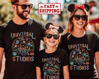 Universal Studios Shirt, WDW Family Trip Sihrt, Disneyland Vacation T-Shirt, First Disney Trip T-Shirt, Magic Kingdom Tee