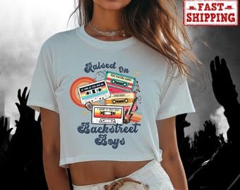 Back Street Boys Crop Tee, Bring Memory Back, Backstreet Boys Band, BSB Rock Crop Tee, Las Vegas Back Street Boys Concert Crop