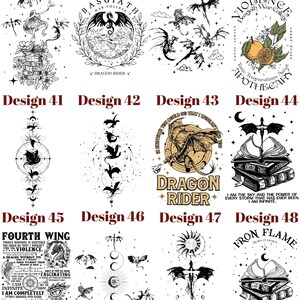 Fourth Wing Crop Top, Basgiath War College Crop Tee, Bookish Crop Tops, Xaden Riorson, Gifts For Readers, Book Lovers Tee image 5