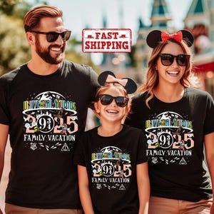 Vintage Disney Universal Studios 2025 Shirt, Universal Studios Trip Shirt, Disney Family Vacation, Universal Orlando Shirt, Disney Family
