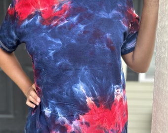 American Waterfall Tie Dye Short Sleeve T-Shirt