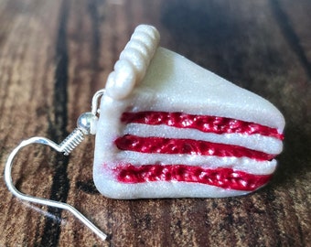 Pastel de terciopelo rojo