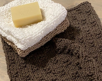 Clean Slate | January Washcloth of the Month | Pattern PDF