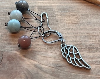 Progress Keeper/Stitch Marker Set | Flexible | Lever back | Set of 5