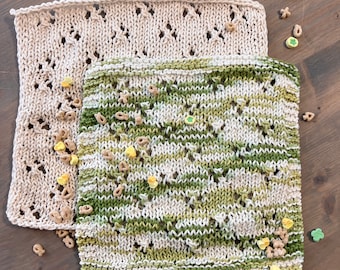 Lucky Charm | March Washcloth of the Month | Pattern PDF