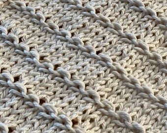 Wheat | November Washcloth of the Month | Pattern PDF