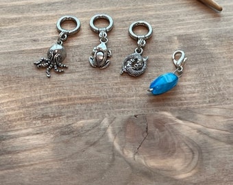 Progress Keeper/Stitch Marker Set | Sea Life | Set of 4