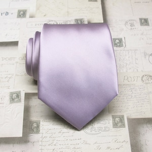 Mens Ties Lavender Purple Mens Neckties With Matching Pocket Square Option